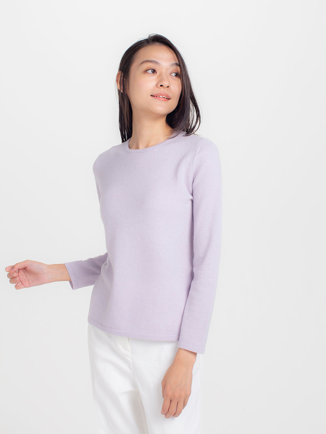 Cashmere slim fit crew-neck sweater