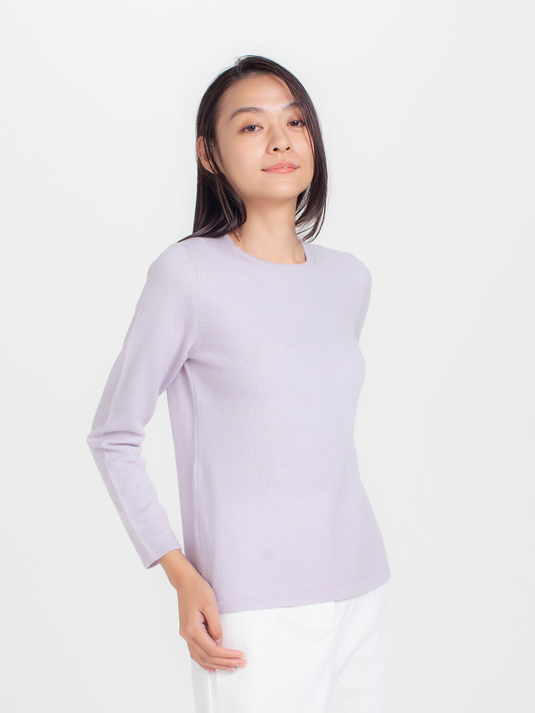 Cashmere slim fit crew-neck sweater