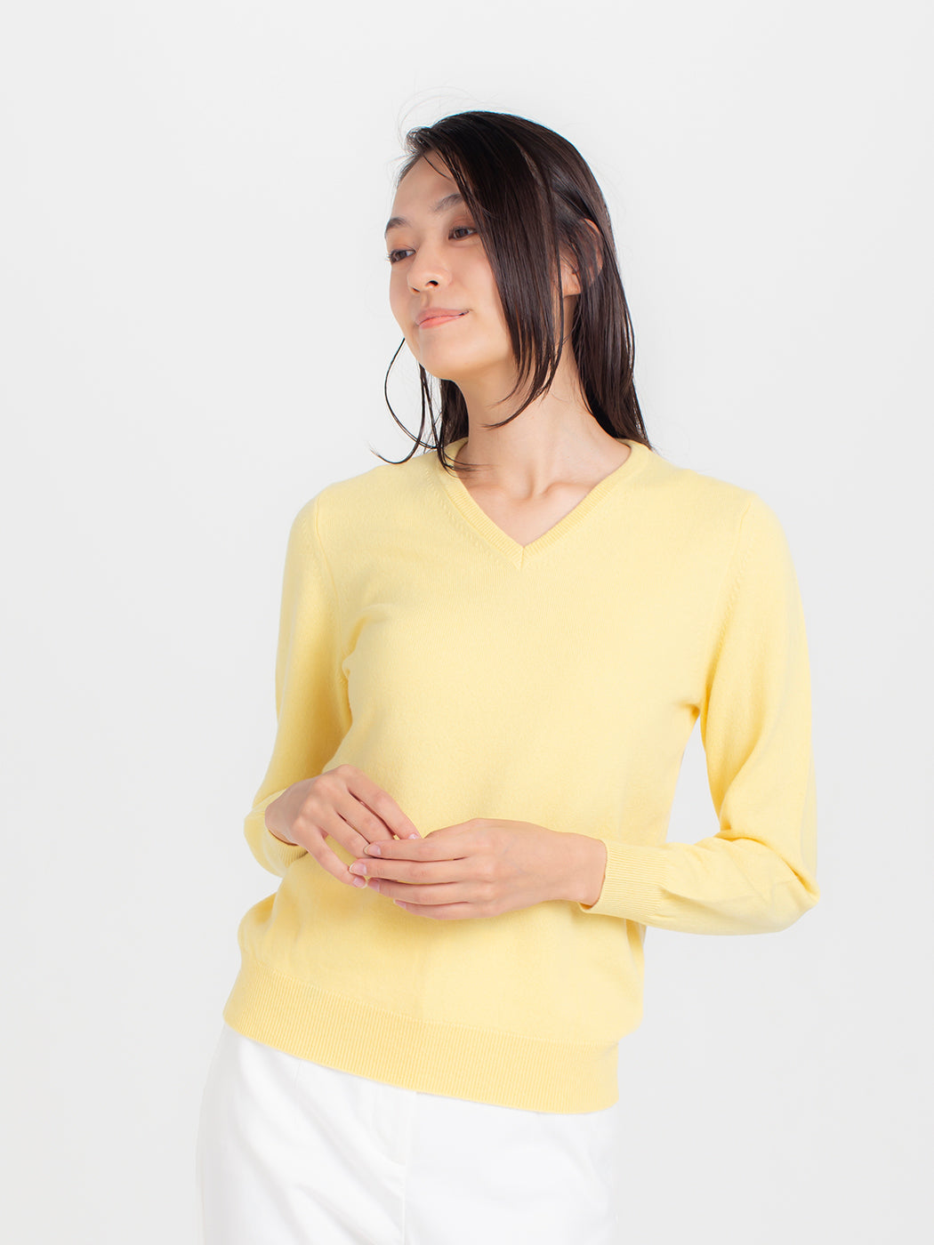 Cashmere relax v-neck sweater