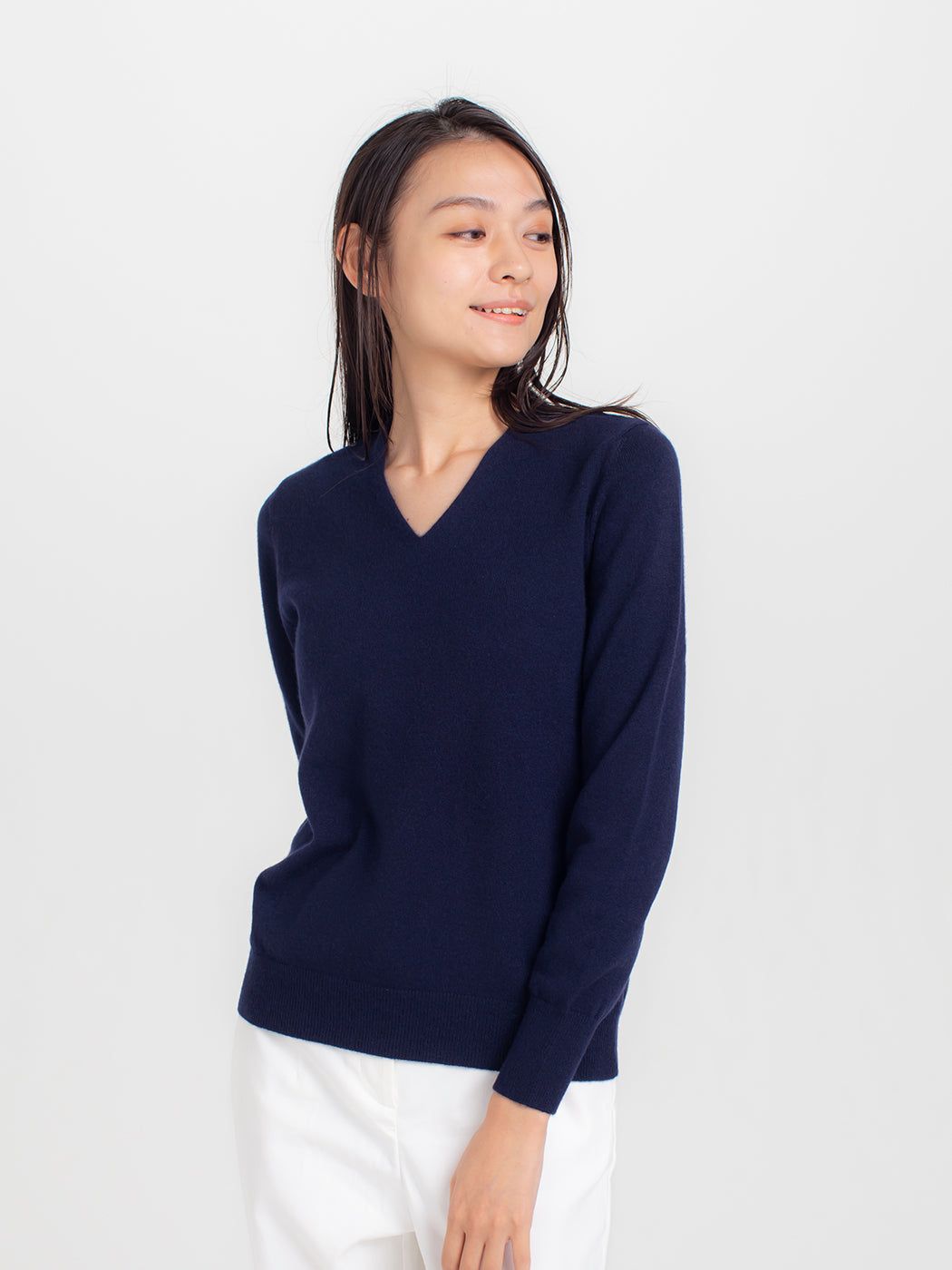 Cashmere v-neck sweater