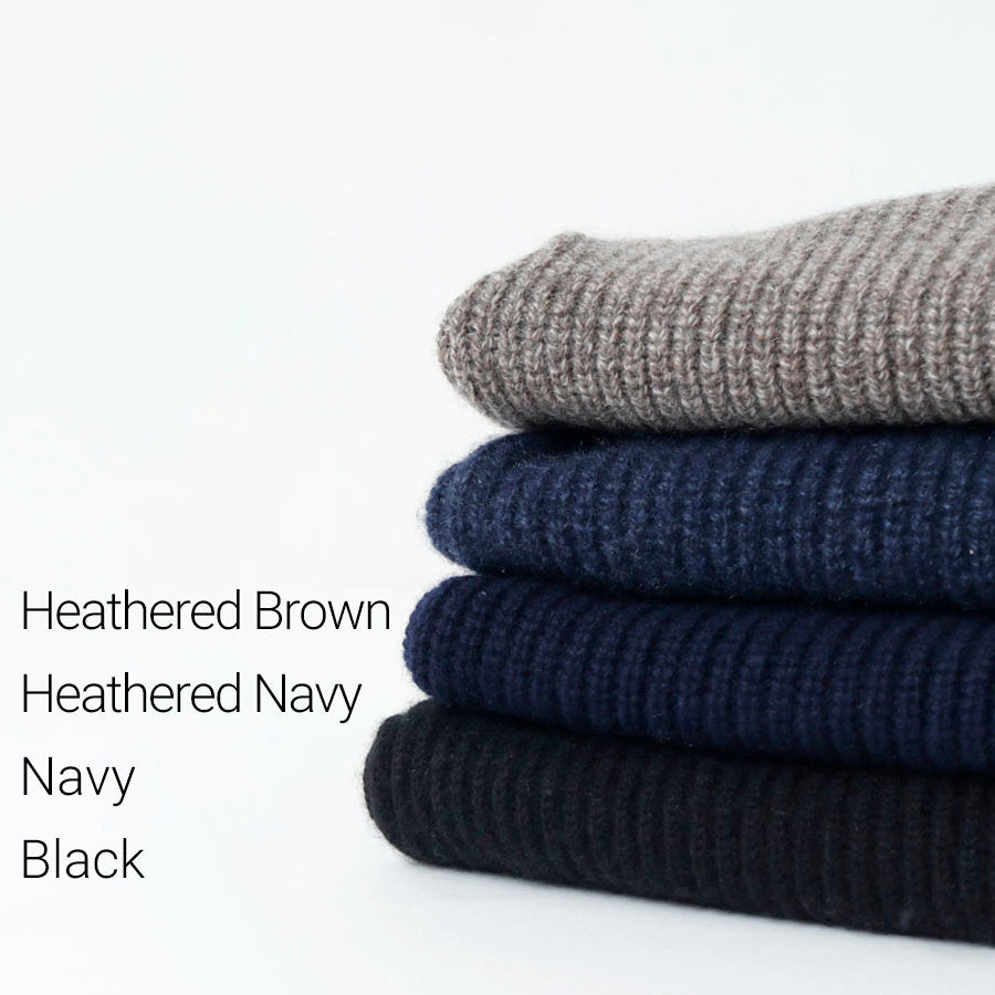 Personalized custom order of men's Japanese luxury cashmere knit halfcardigan full-zip jacket