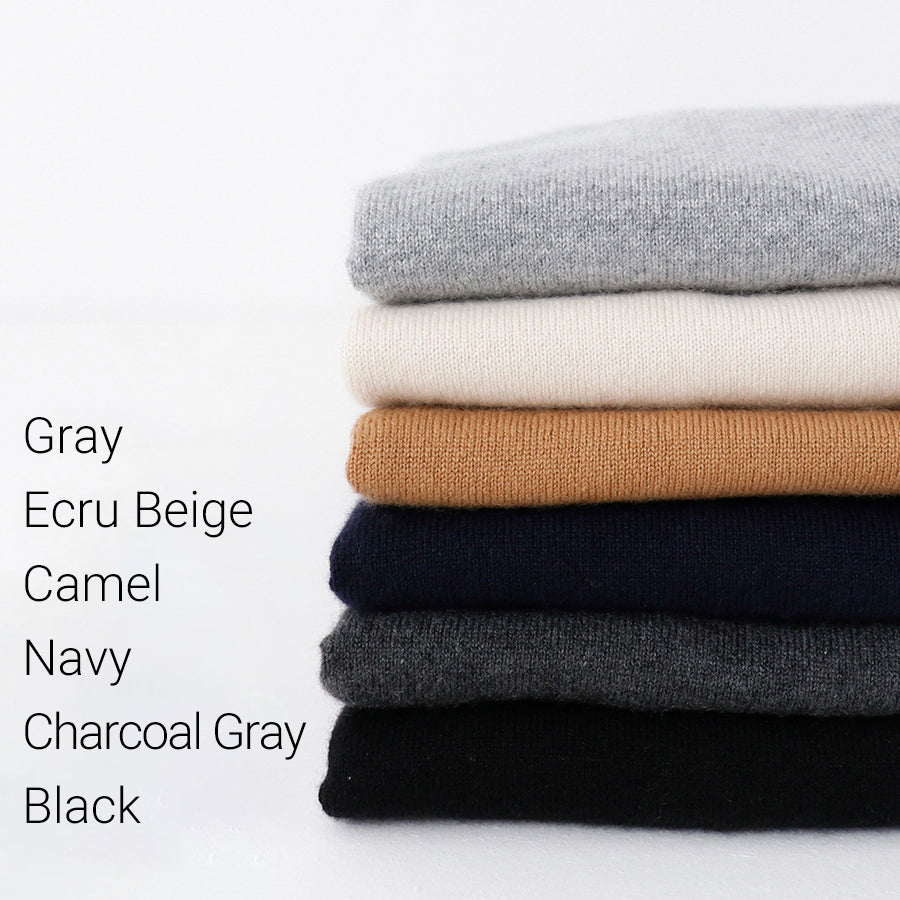 【For retailer】Baby Cashmere relax crew-neck cardigan