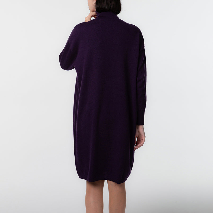 Personalized custom order of women's Japanese luxury cashmere knit turtleneck dress